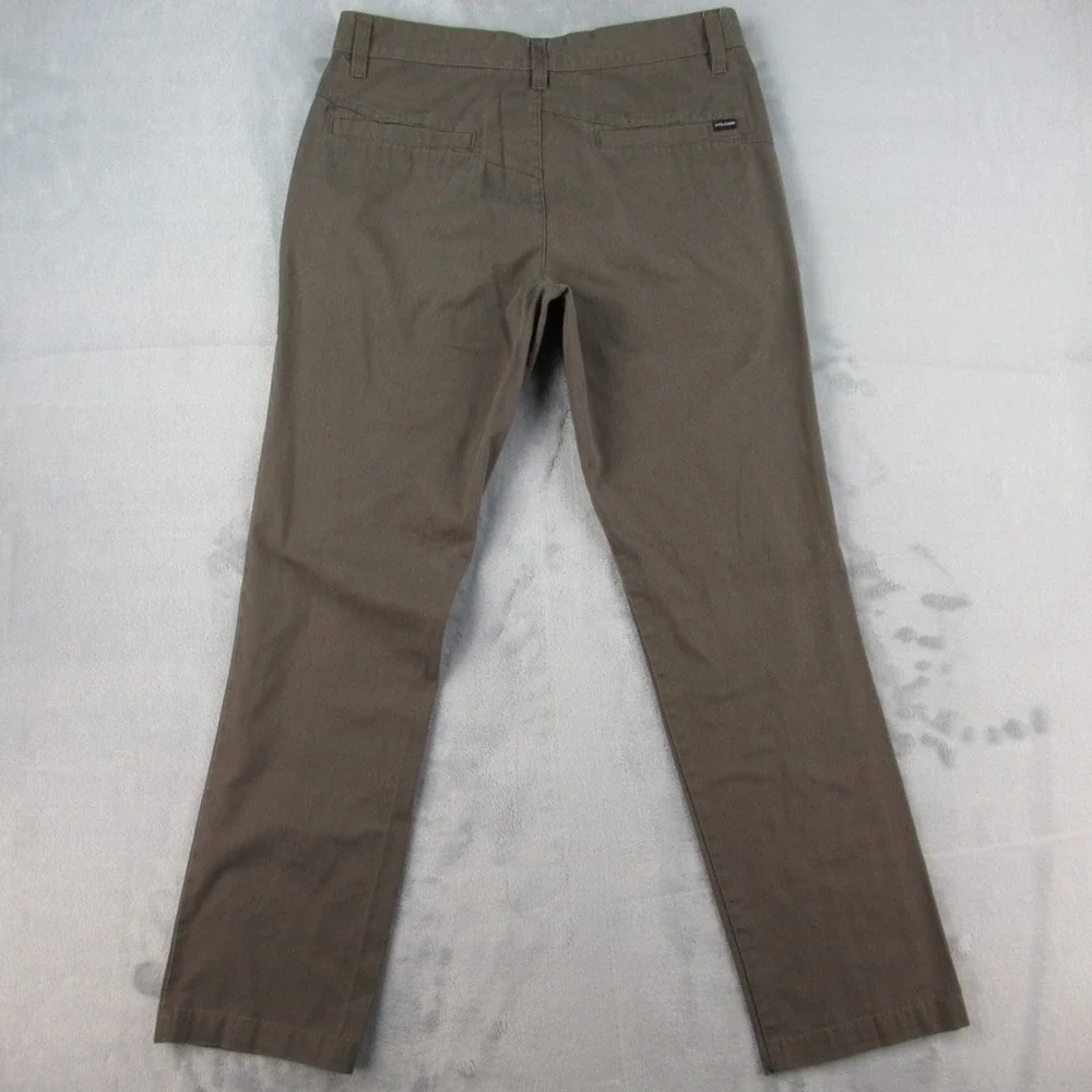 Volcom Mens A1131351 Frickin Modern Stretch Chino Pants Brown Size 32 - Picture 7 of 12
